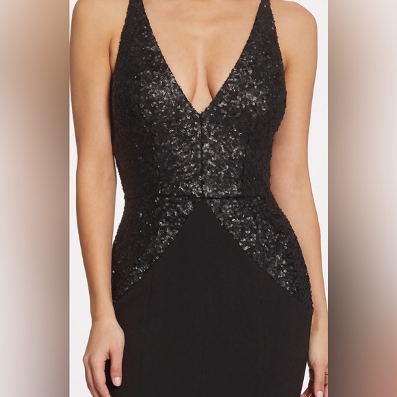 NWT - Dress The Population Marlene Sequin Trumpet Dress - Size S - Picture 4 of 9